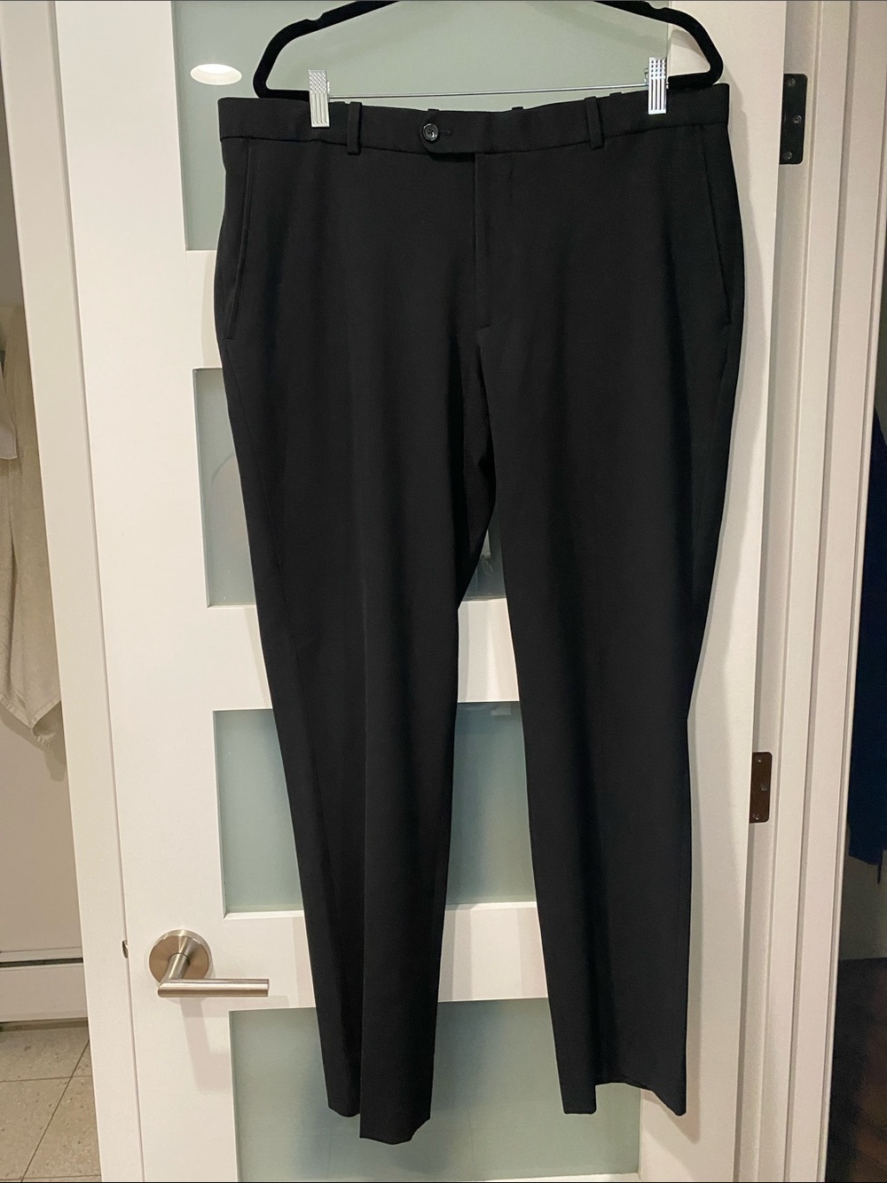 Men's Black Dress Pants - Classic Tailored Fit